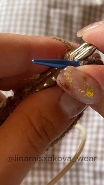 Закрытие петель тремя спицами