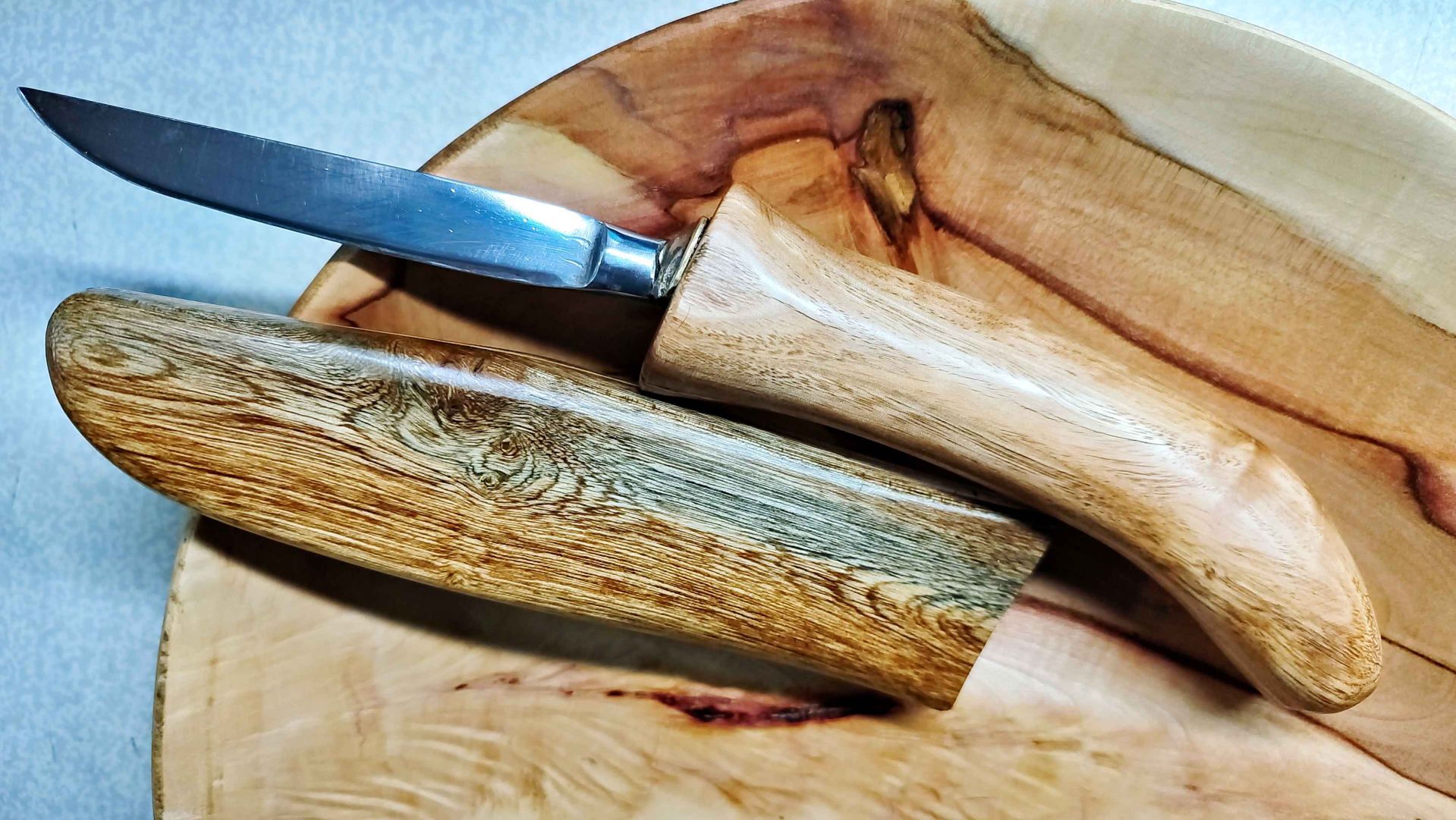 Нож для рыбака, переделан из столового ножа ЭТИС, завода «Электросталь имени Тевосяна»