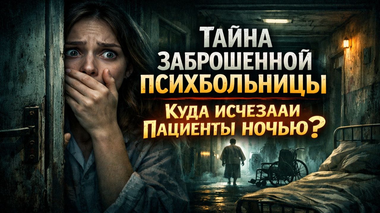 НОЧНОЙ «ТИХИЙ ЧАС» В ЗАБРОШЕННОЙ ПСИХБОЛЬНИЦЕ — КУДА ИСЧЕЗАЛИ ЛЮДИ? Заброшенная психбольница. Ужасы