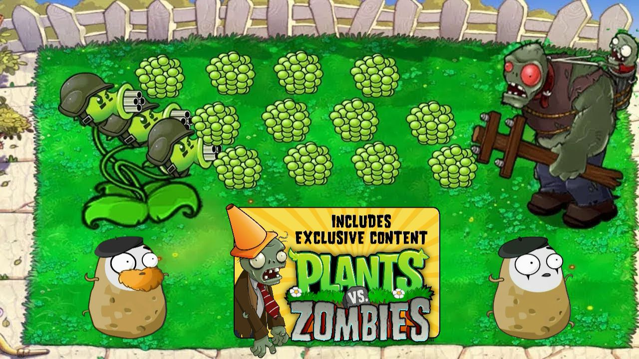 Зомби против растений! Plants vs Zombies ПвЗ PvZ Растения против Зомби смотреть онлайн