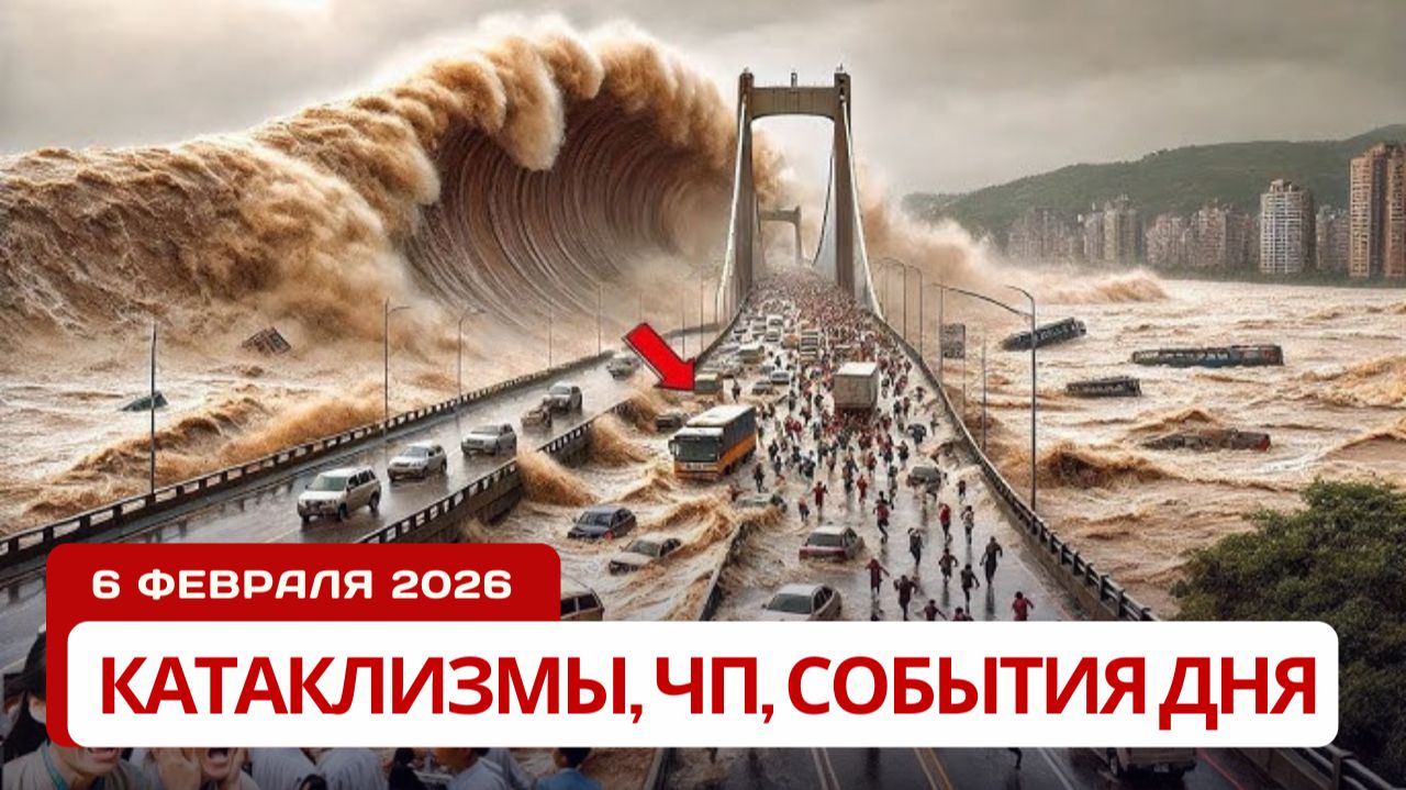 Новости Сегодня 06.02.2026 - Катаклизмы сегодня, ЧП, События дня | Россия Китай Индия США Европа смотреть онлайн