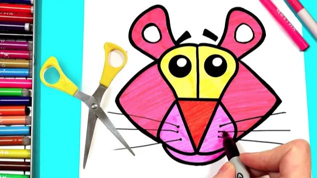 Мультик — раскраска для детей ПАНТЕРА. Учимся рисовать вместе. Мультики для детей и малышей Мультик — раскраска для детей ПАНТЕРА. Учимся рисовать вместе. Мультики для детей и малышей