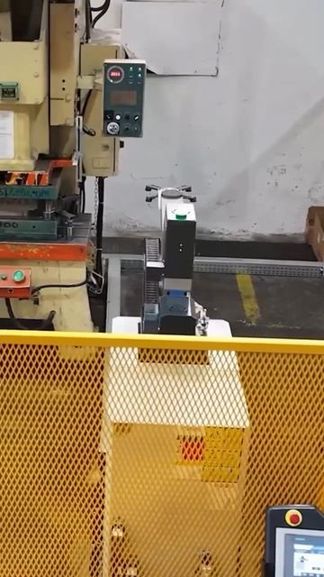 Тандемная линия штамповки с роботизированной системой подачи (трансфером) заготовок.