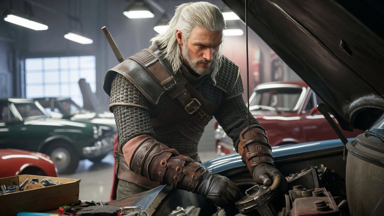 ХЛАМ НА ПРОКАЧКУ: Охота продолжается! Геральт на 14 уровне | Car Mechanic Simulator 2021 смотреть онлайн