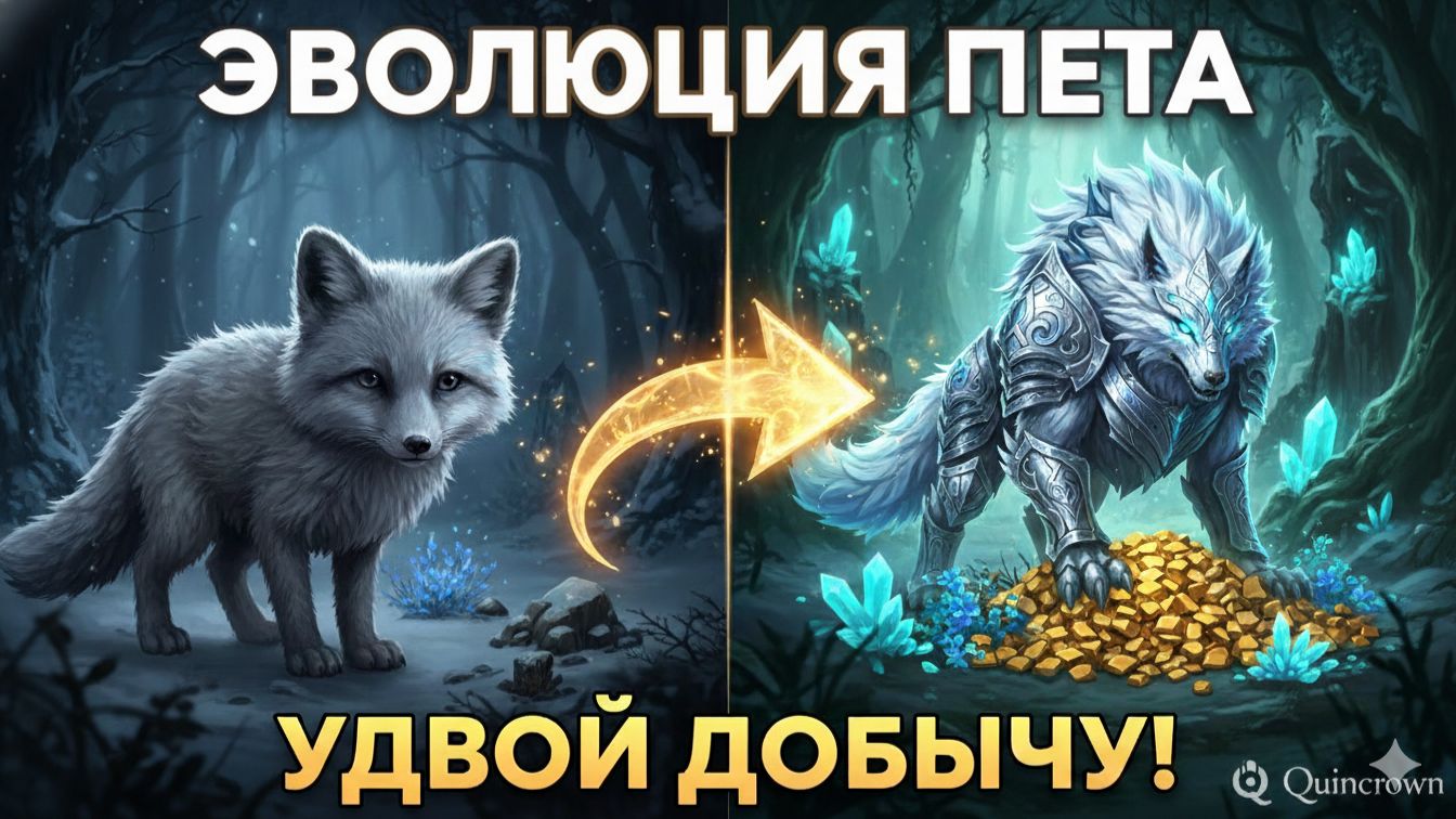 ГАЙД: Эволюция петов в The Quinfall. Как получить бонусы на скорость добычи и двойной сбор. смотреть онлайн