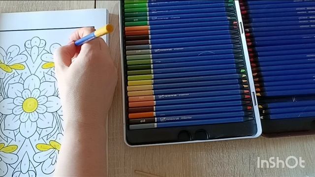 Не было печали, купила я раскраску 🎨…😂Поглядим, чего получится