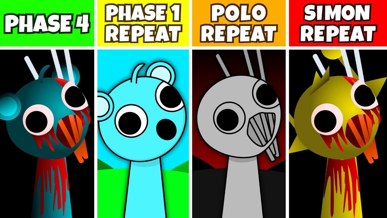 INCRDIBOX SPRUNKI: ФАЗА 1, POLO, SIMON 🔁 ПОВТОР ПОСЛЕ ФАЗЫ 4! 🔄🌀 смотреть онлайн