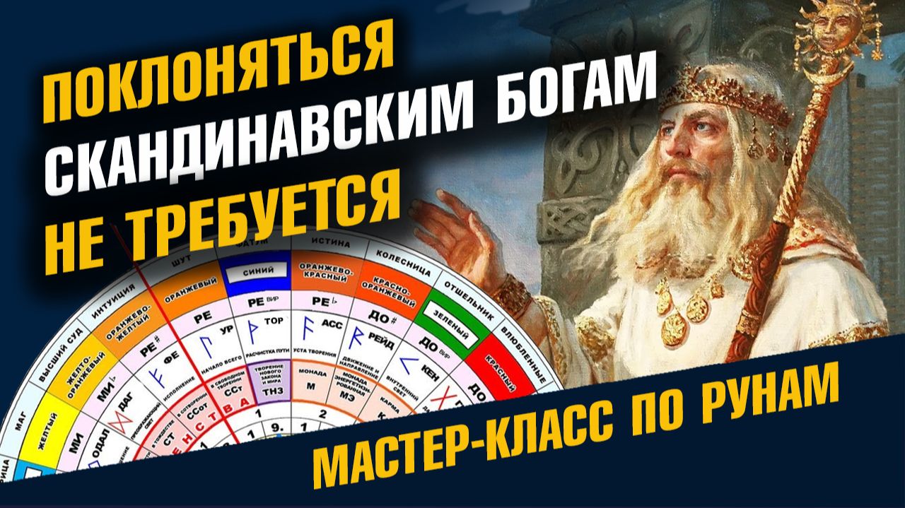 Поклоняться Скандинавским Богам НЕ Требуется Мастер-класс по Рунам смотреть онлайн