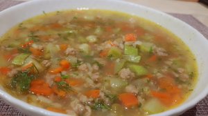 Три Рецепта Для Похудения! Это Вкусно И Полезно. Суп Рисовый Мясной, Очень Вкусная Гречка и Рыба.