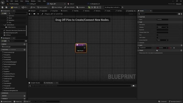 Урок RPG 44. Повышение уровня крафта (Unreal Engine 5)