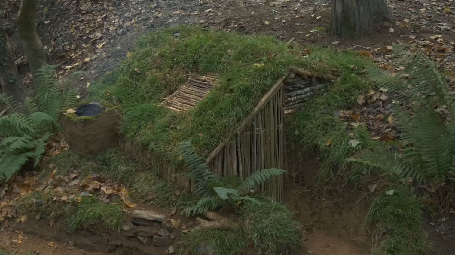 СТРОИТЕЛЬСТВО СКРЫТОГО УБЕЖИЩА В ЛЕСУ / БУШКРАФТ / ТЕПЛАЯ ЗЕМЛЯНКА В ЛЕСУ смотреть онлайн