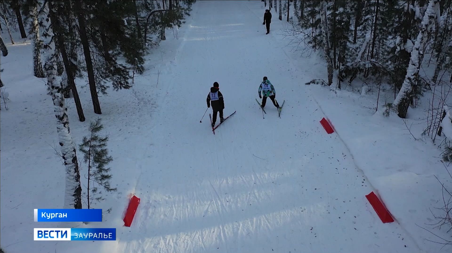 Областные соревнования «Глинская лыжня» прошли в Кургане смотреть онлайн