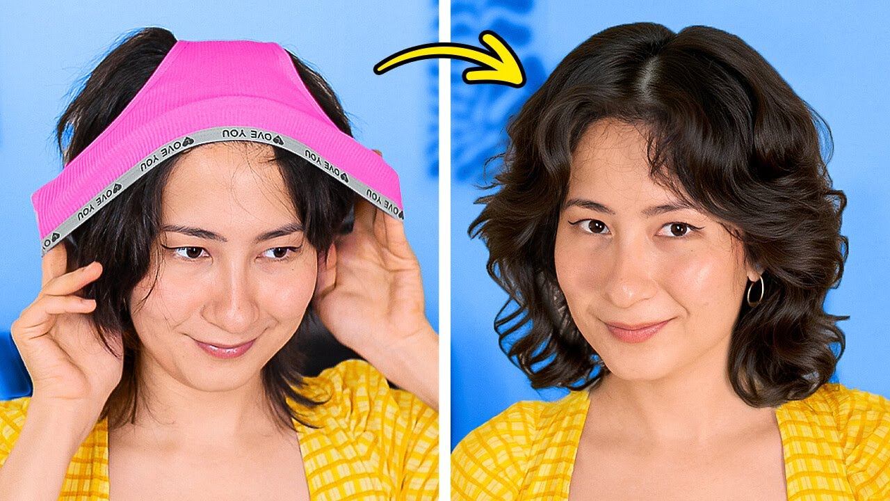 ♀️ ПРИЧЁСКИ и КРУТЫЕ ЛАЙФХАКИ МАКИЯЖА за 60 СЕКУНД ? смотреть онлайн