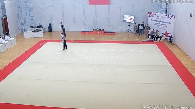 Акробатика СЗФО 2026 ||Майоров, Медведева|| Смешанная пара: 14+ | Санкт-Петербург — 1 упр. Акробатика СЗФО 2026 ||Майоров, Медведева|| Смешанная пара: 14+ | Санкт-Петербург — 1 упр.