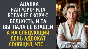 Истории из жизни: Гадалка напророчила богачке скорую бедность, и та выгнала её взашей… Но адвокат…