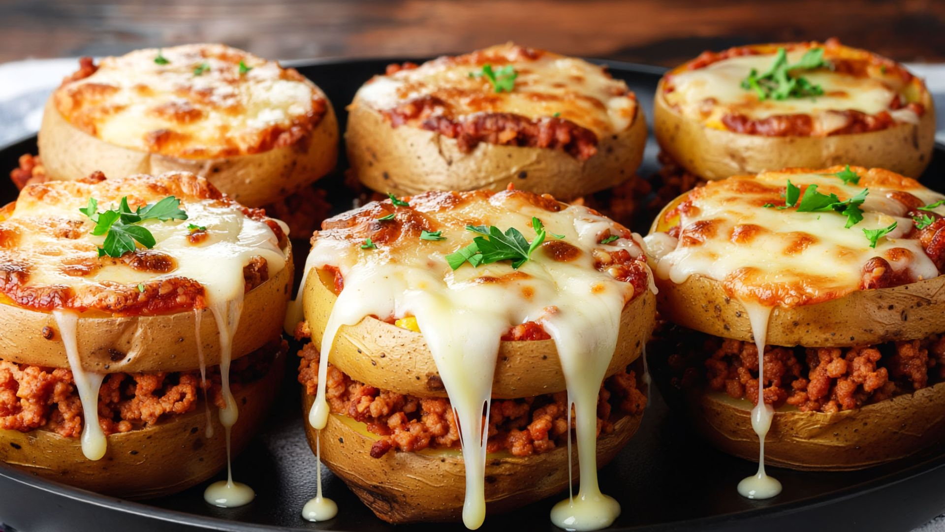 Я никогда не ела такой вкусной картошки на ужин! Картошка с мясным фаршем! смотреть онлайн