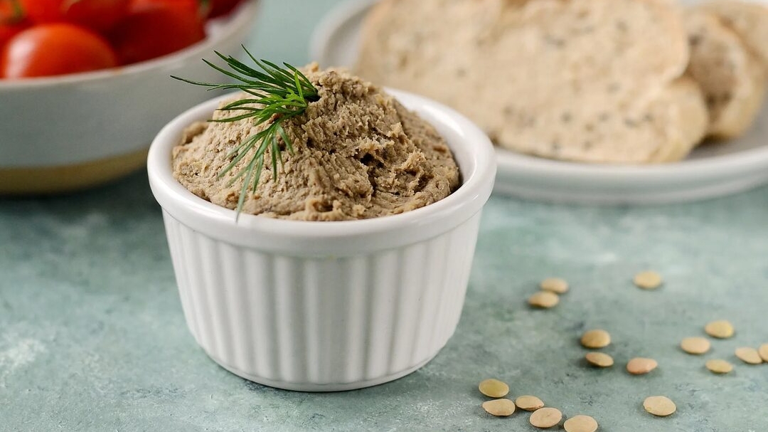 Паштет из грибов и чечевицы 🥪 #закуски