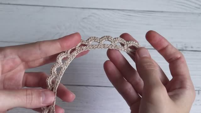 Кайма крючком для декоративной обработки изделий смотреть онлайн