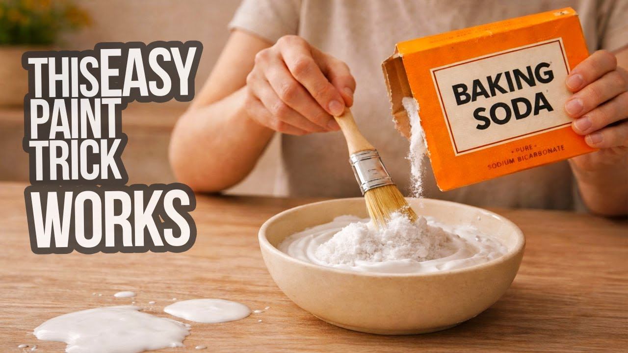 I added Baking Soda to Paint and... LOOK what happened! It looks so expensive! смотреть онлайн