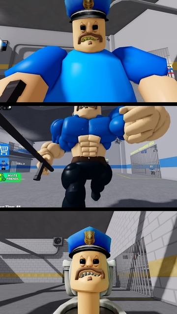 Побег Барри из тюрьмы против мускулов, побег Барри из тюрьмы против туалета skibidi #роблокс #roblox
