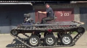 Гусеничный вездеход своими руками. Часть 2. Ходовая часть и рулевое управление.