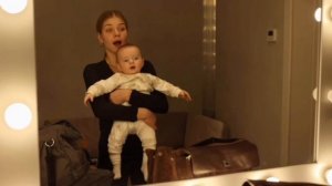 Российская фигуристка Александра Игнатова (Трусова) с сыном