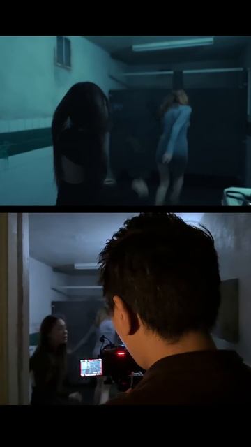 За кадром съёмки короткометражного фильма.