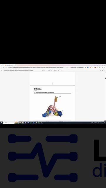SEM 816D. Описание работы гидравлики. Гидравлические схемы. 28 стр.