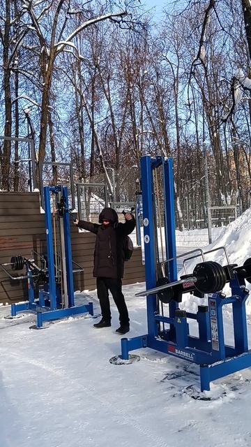 workout, Тренировка, Москва, мороз минус двадцать, снег, рекламу делать легко, хорошие станки,