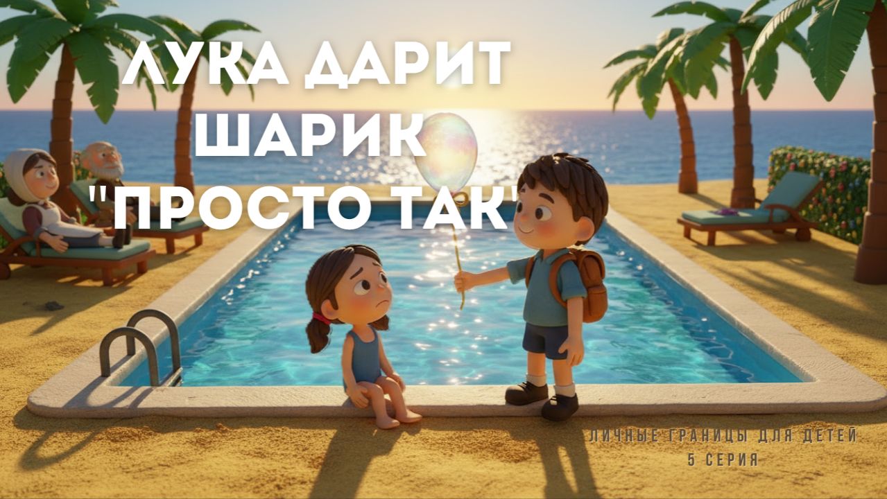 Лука дарит шарик «просто так» | Спаси грусть незнакомца добротой! 🎈❤️ 5 серия