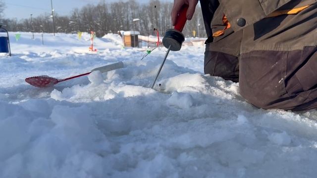 Поимка форели на малька.