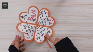 Цветок-валентинка из бумаги — милый подарок на 14 февраля 🌸