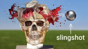 Самая мощная рогатка против разных предметов.