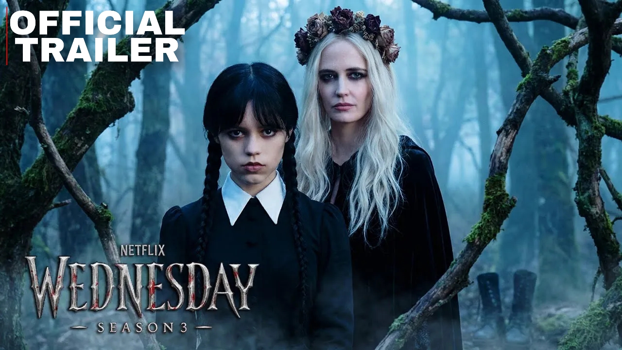 Уэнздей 3-й сезон (Трейлер 2026)