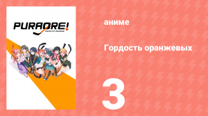 Гордость оранжевых 3 серия «Все за одного» (аниме-сериал, 2021)