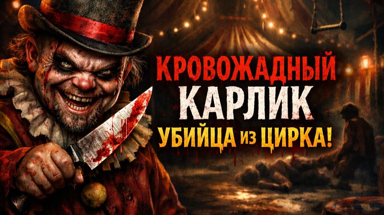 Цирк Смерти в Котельниках: Кровожадный карлик убийца из цирка! “Ты опаздываешь, майор”. Ужасы смотреть онлайн