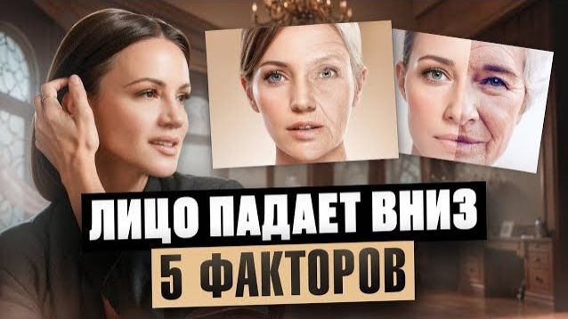 Лицо сползает вниз — обвисание кожи, птоз, брыли | 5 факторов смотреть онлайн
