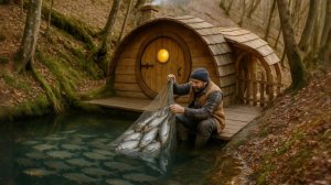 Я построил тайный дом в лесу за 5 дней.