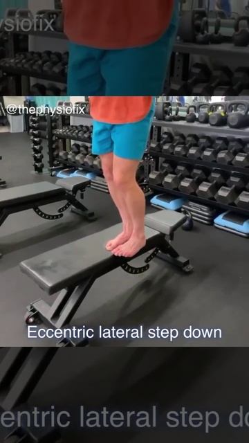 Боковое сшагивание эксцентрик | Eccentric lateral step down