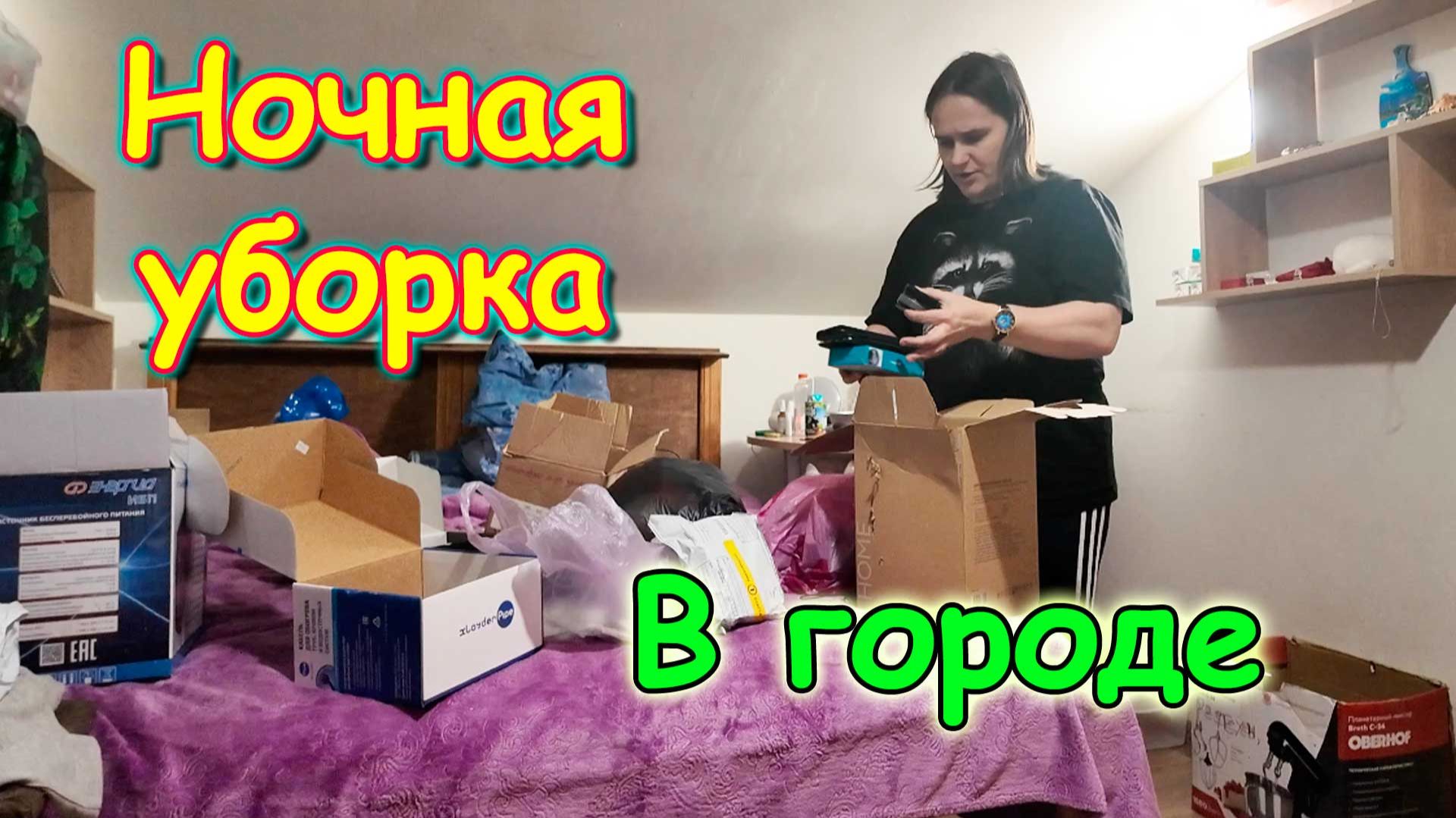 Ночные работы. В город за одеждой. Поиск лекарства. (02.26г.) Семья Бровченко. смотреть онлайн