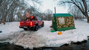 Баня с Китайцем зимой