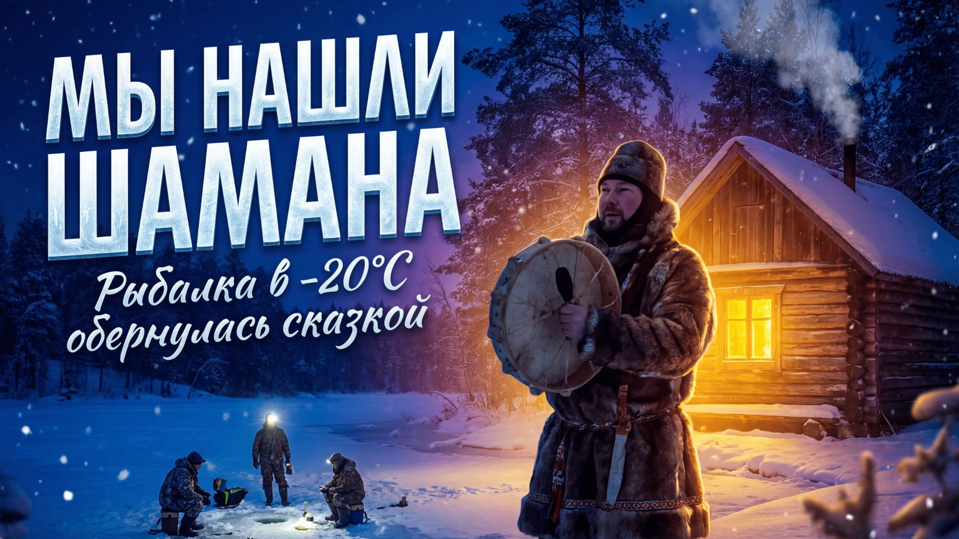 СКАЗКА на МОРОЗЕ. Рыбалка, баня с шаманом и прорубь. СКАЗКА на МОРОЗЕ. Рыбалка, баня с шаманом и прорубь.