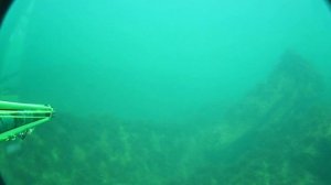 Подводная охота поздней осенью.