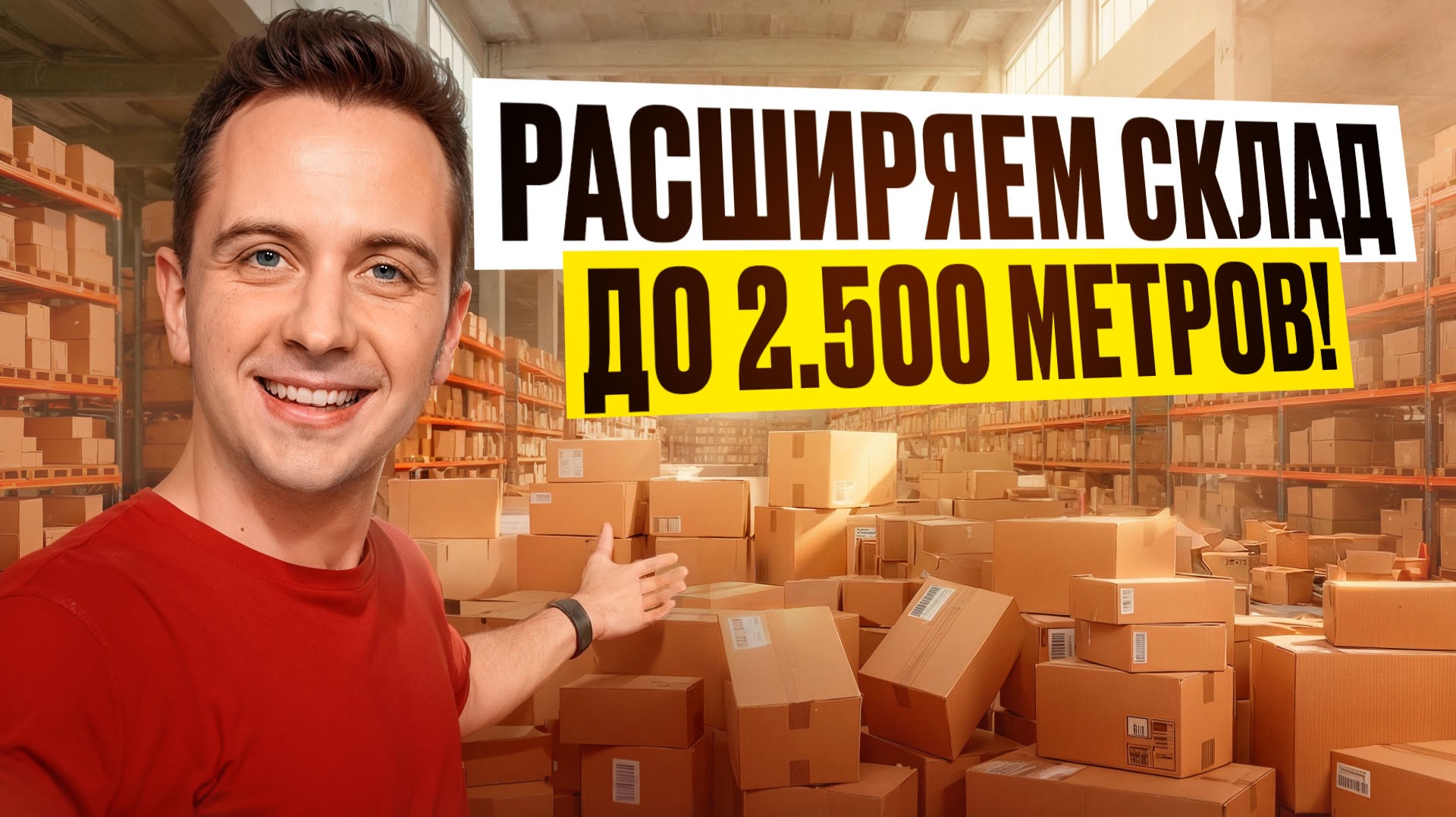 Расширение склада до 2500 м²  Экскурсия  сертификат 50 000  на фулфилмент!