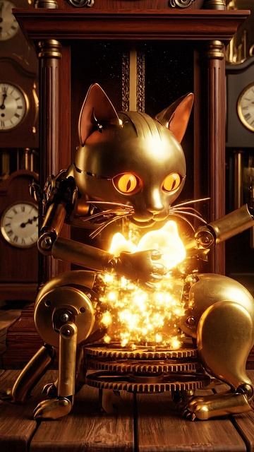 Clockwork Kitten / Заводной котенок #shorts #cat #cute #funny #видосыоткота #веселыекоты #cutecat смотреть онлайн