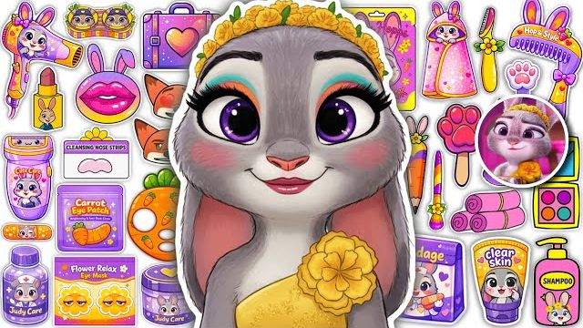 БУМАЖНЫЙ DIY! ЗВЕРОПОЛИС 2 УХОД ЗА КОЖЕЙ! ВЕСЕЛАЯ ИГРА ДЖУДИ ХОПС! УХОД! РЕАКЦИЯ смотреть онлайн