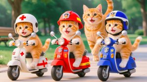 Мама-Кошка Подстригает мех на ферме и Шьет Тигровую шапочку Для Котят Дома🐾🎩🐯