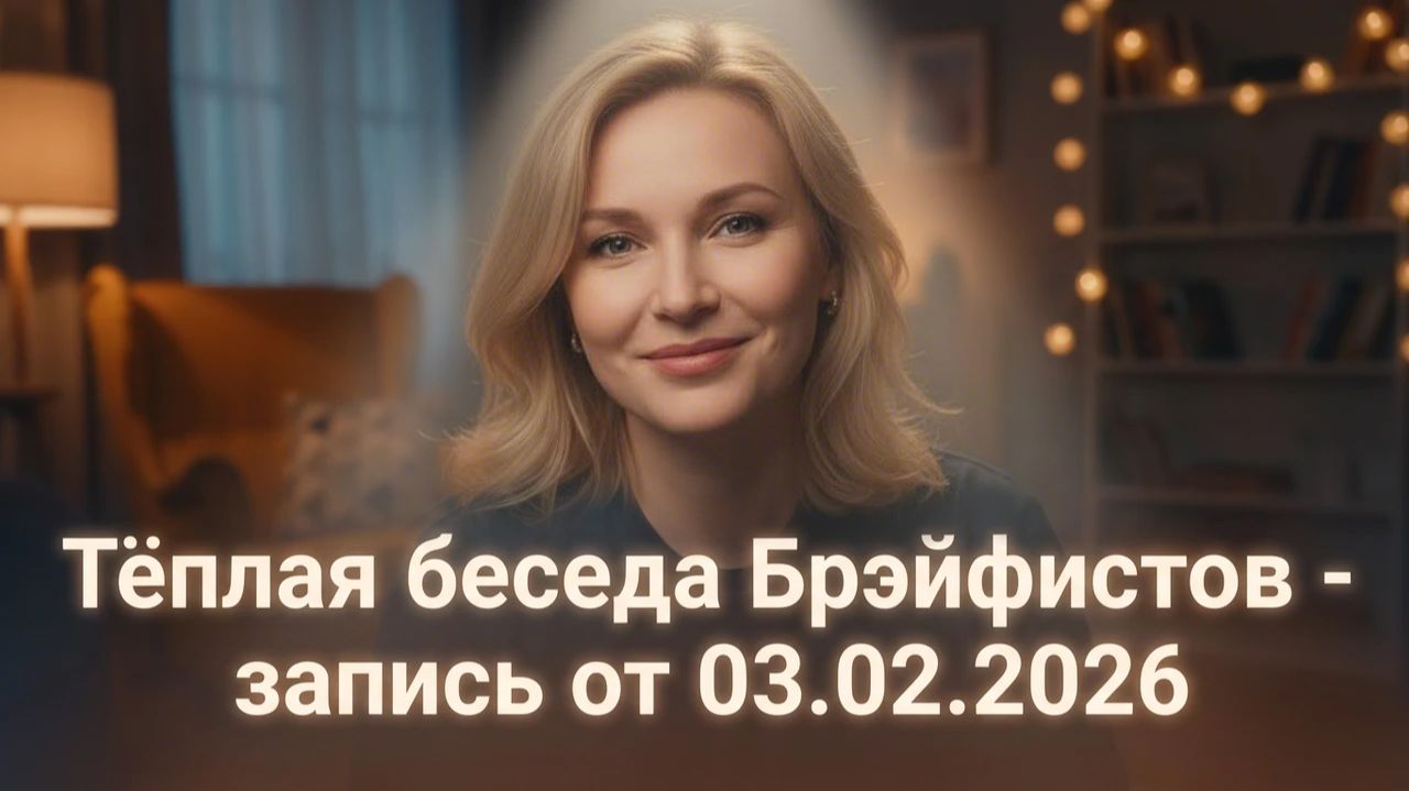 Тёплые беседы Брэйфистов I Гостевая встреча, запись от 03/02/2026
