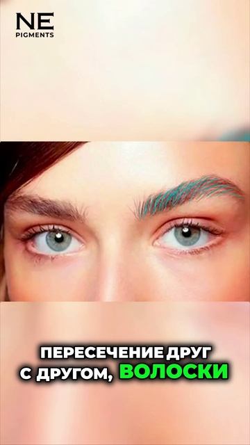 Линия-гид в бровях: когда её нет и как тогда работать #перманентныймакияж #татуаж #еленанечаева