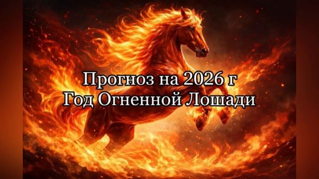 Кому повезет в год лошади . Прогноз на 2026 г. смотреть онлайн